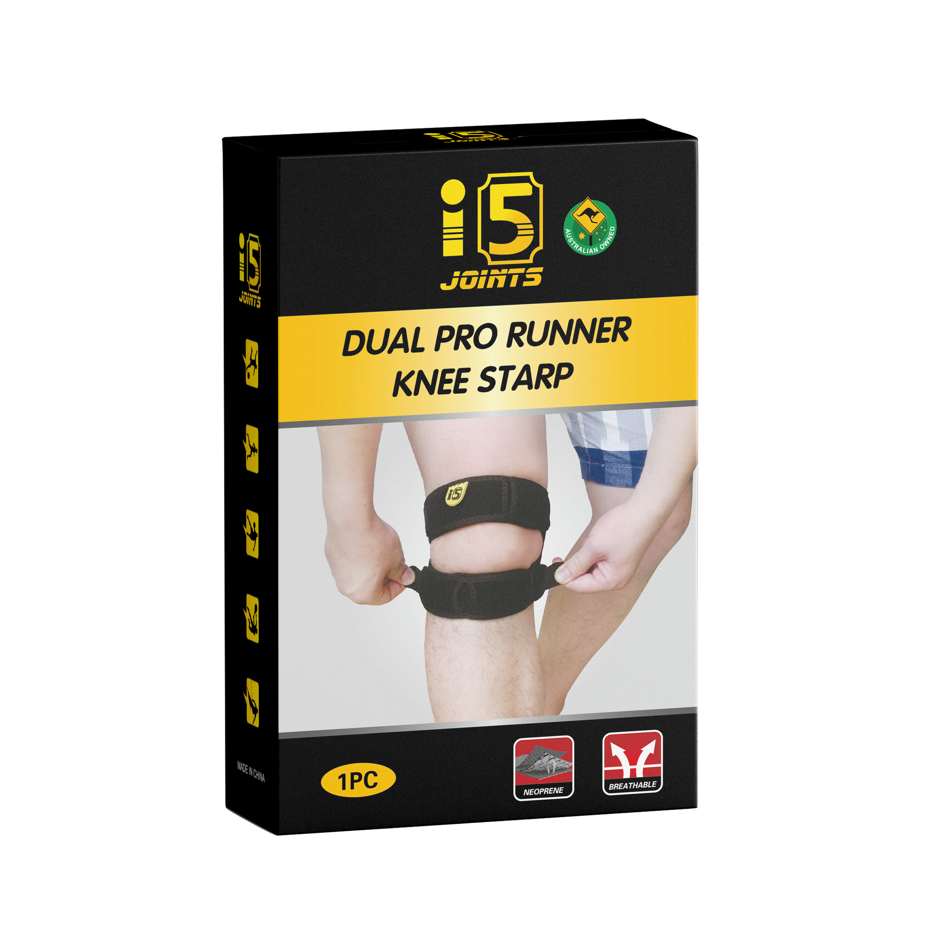 I5Joints –Dual Pro Runner Knee Strap( Developed Dual Patella X-Shaped Adjustable Knee Compression Strap for Kids, Men & Women for Pain Relief, Arthritis, Tendonitis, Bursitis Stabilizer brace (Men & Women)) I5Joints –Dual Pro Runner Knee Strap( Developed Dual Patella X-Shaped Adjustable Knee Compression Strap for Kids, Men & Women for Pain Relief, Arthritis, Tendonitis, Bursitis Stabilizer brace (Men & Women))